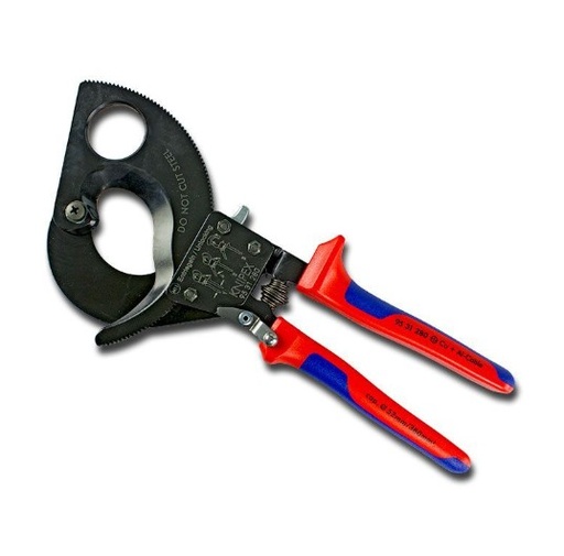 [113251510] KNIPEX VDE KABEL RATELSNIJTANG 52mm 380mm² L=280mm 251510 