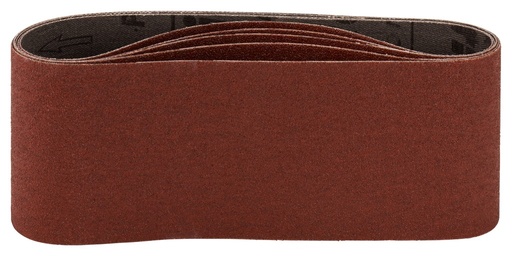 [119001385] SET of 5 SANDING BELTS 76x457mm K 80 P-37116