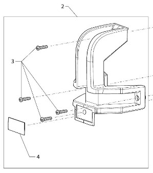 [119001705] MAKITA WINDOW+SCRATCH+LABEL SK105GD LE00870262