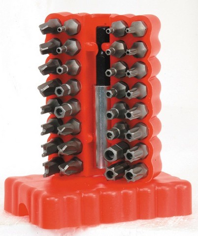 [122000840] SECURITY BITSET 33-DELIG FX0747 ROOD BESTAANDE UIT: