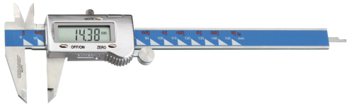 [001655007] SCHUIFMAAT 150mm 711 DIGmm/INCH (res.batterij = CR 2032) 6550070 *A*