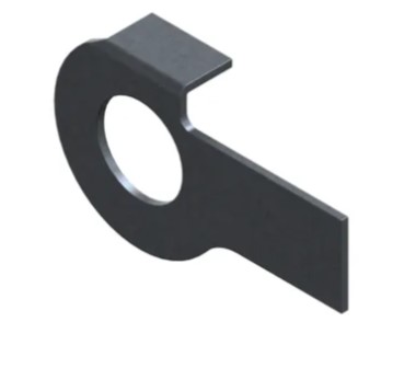 [032000145] LIPBORGPLAAT M 2 LIP D463 ST. BLANK M14 