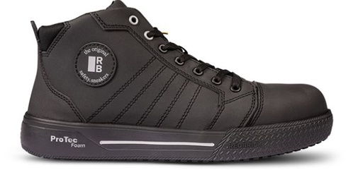 [092000010] WORK SHOE (RB) BEATER HIGH S3 MT40 BLACK