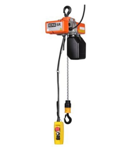 [280000010] REMA ELEKTROTAKEL SR071/54 500kg 400V DUBBELE SNELHEID 8/2m/min 6 METER HIJSHOOGTE + 4,8 METER BEDIEINING 0860016-6