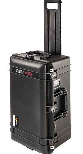 [974000190] WATERDICHTE KOFFER TROLLEY PELI AIR CASE 1606-AIR 62x31x21cm ZWART LEEG *A*